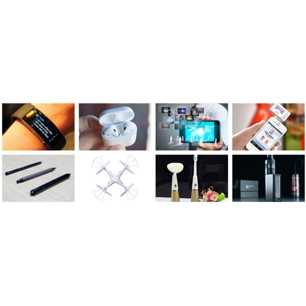 Rechargeable Li Poly Battery 3.7V 60mAh Small Li-Polymer Battery 301222 for Wireless Headsets