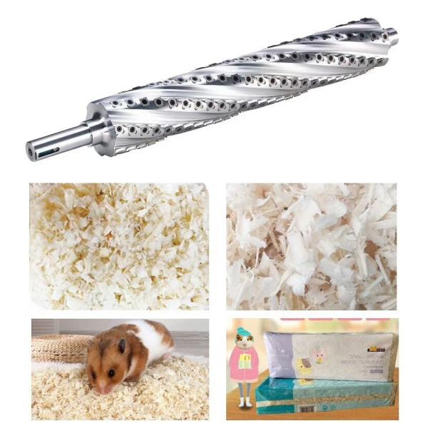 SH500-4 1mm thickness Pine Wood Shaving Machine 3500RPM