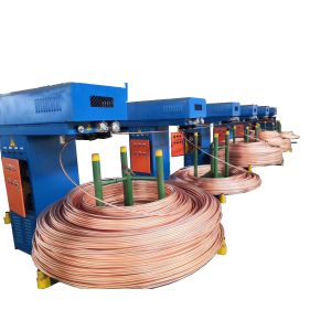 Oxygen Free Copper Rods Wire Upward Casting Machine Continuous