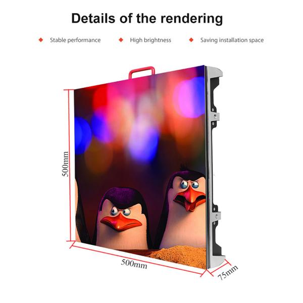 P3.91 Outdoor Rental LED Screen Stage Video Wall 1/16S Scan mode