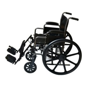 China 80KG Detachable Manual Wheelchair With Vinyl Upholstery wholesale