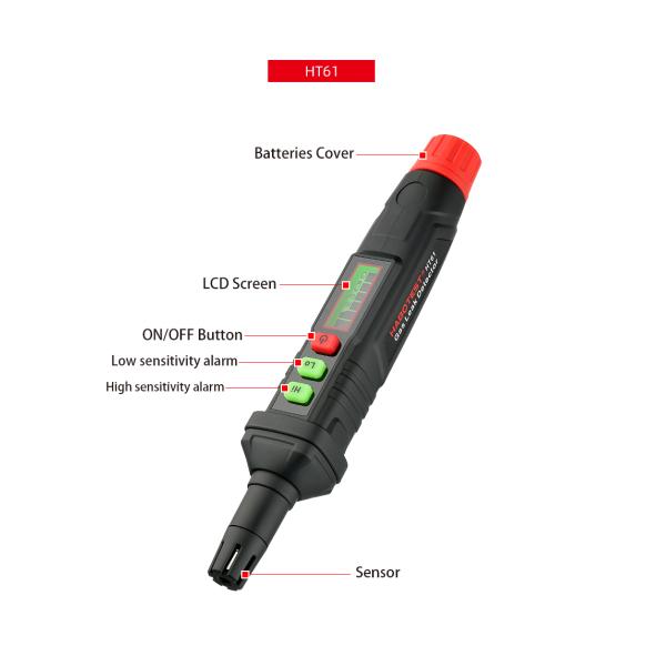LCD Display Multimeter Accessories , Combustible Gas Leak Detector