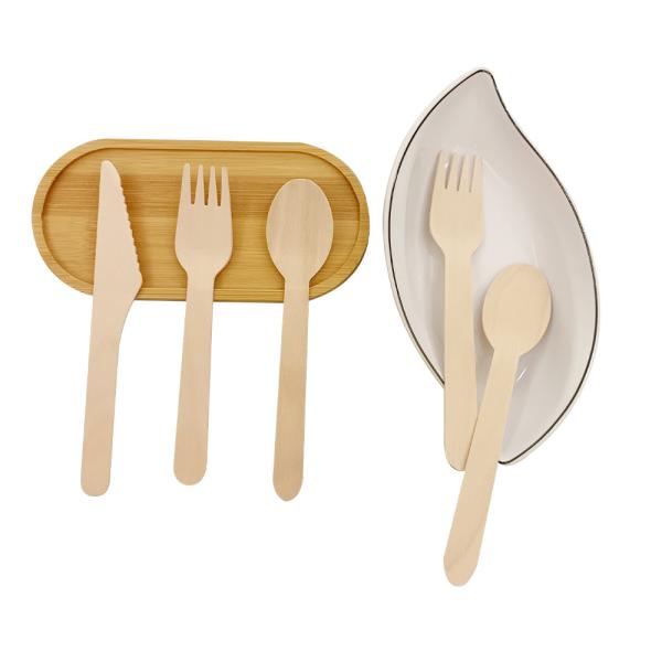 17cm Disposable Bamboo Cutlery Hygienic And Single Use Bamboo Forks Disposable