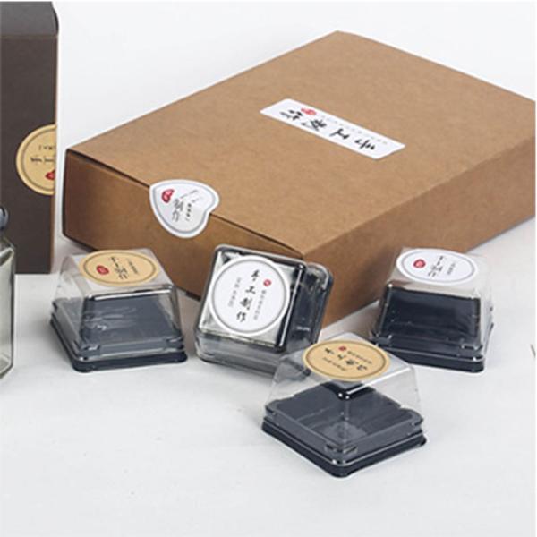 Gold Foil Transparent Sticker Label , Custom Vinyl Stickers For Water Bottles