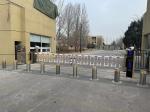 IP68 Rated LED Lighted Retractable Driveway Bollards With Automatic Lifting