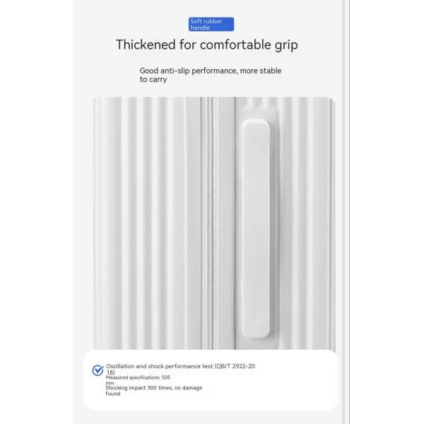 Expandable Wide Handle Suitcase for Unisex Stress-free Business Travel Spinner Wheels TSA Lock