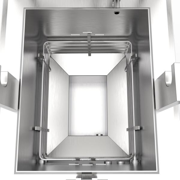 PFE-2000 8HD Electric Smart Touch Panel 55L 5 Fry Tray Big Productivity Chicken Pressure Fryer