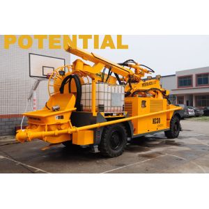 Buy cheap KC3019 Robotic Shotcrete Machine Diesel And Motor Power Screw Type Air from wholesalers