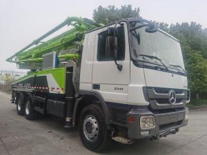 China Model 2013 56m Used Zoomlion Concrete Pump Truck With Mercedes Benz Chassis wholesale