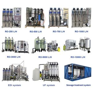 ISO RO Water Treatment Equipment / Industrial Water Treatment Systems