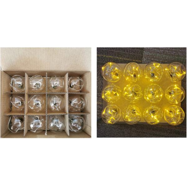 11m 35FT 30pcs G40 LED Bulb Copper Wire Lamp String Vintage Christmas Wedding Decoration Outdoor Patio Decorative Lights