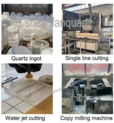 Custom Silicon Wafer Cleaning Rack Quartz Groove Boat High Temperature Resistant