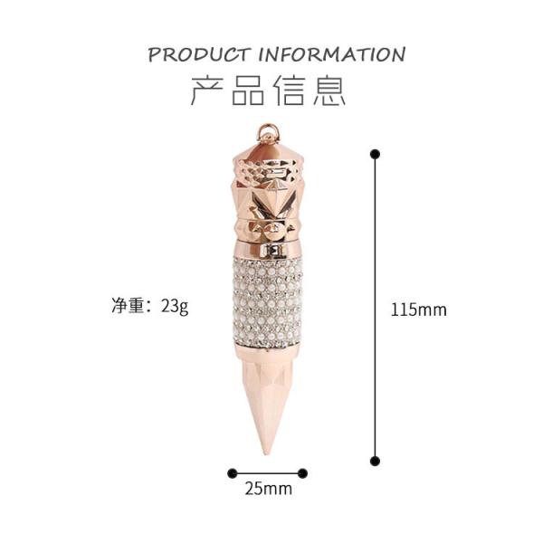 Bling Bling Diamond Scepter Shiny Pink Mascara Tube 7ml