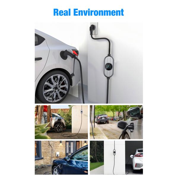 SAE J1772 Plug Portable EV Charging Station Mode 2 EV Charger CE FCC