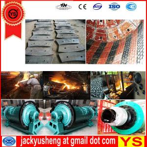 China Ball Mill shell liners, Ball Mill end liners, Ball Mill diaphragm plates on sale