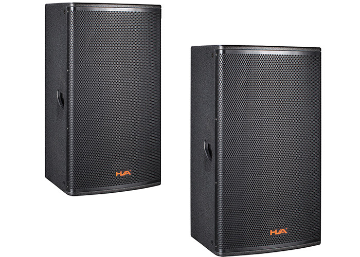 China Two Way Portable Audio System Speaker With Black Paint , Professional Audio Speakers wholesale