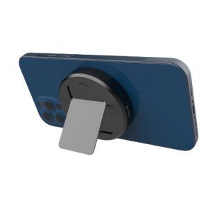 China 8mm Distance Round 15W Magnetic Wireless Charger Metal Bracket on sale