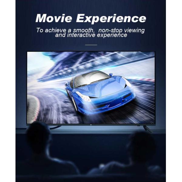 OEM ODM 4k Optical Hdmi Cable Stock , ROHS 1.0m Black PVC Xbox Hdmi Cord