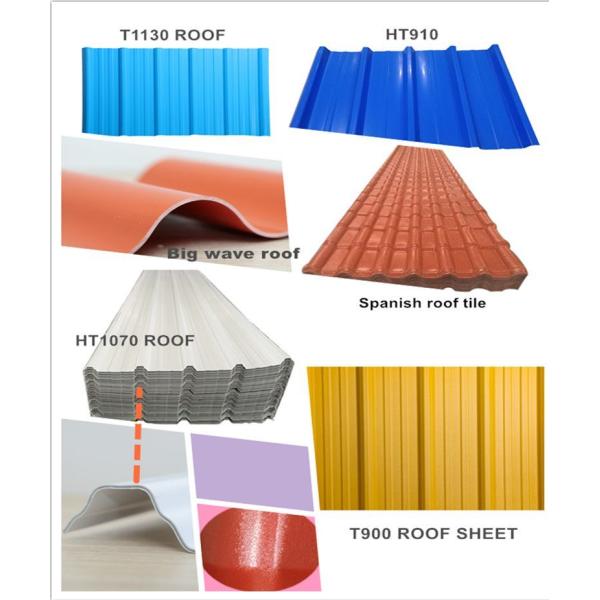 Fire and Water Resistance ASA Resin Roof Tile with Color Lasting 15 Years