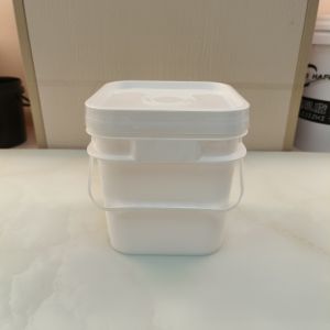 China Polypropylene PP 10l Square Plastic Bucket With Lid Non Toxic wholesale