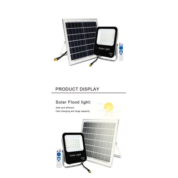 Super Bright 60W 190*219.5*45mm Solar Outdoor Flood Lights