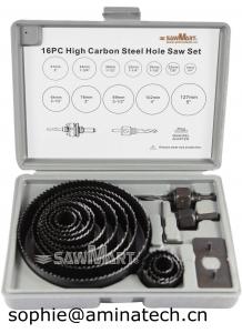 China 16-Piece Hole Saw Set with Case on sale