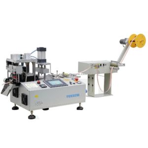 China Automatic Tape Angle Cutting Machine with Hole Punching FX-150HX on sale