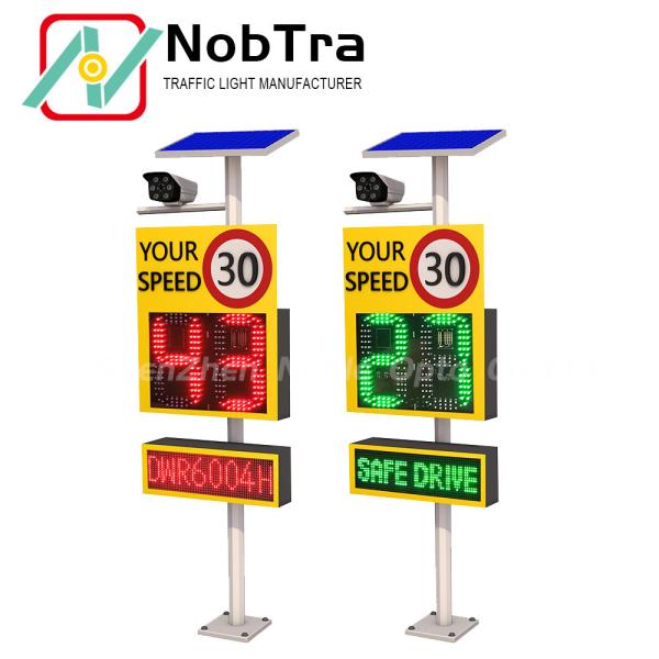 Wireless & Wired Traffic Safety Radar Speed Sign with Good Material