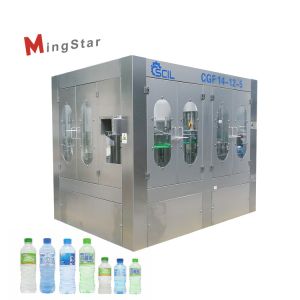 China Sanitary SUS304 Flowing Liquid Mineral Water Packing Machine wholesale