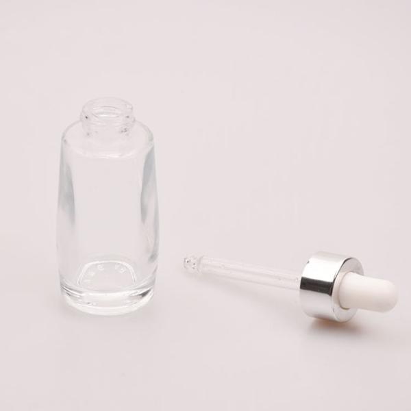 20/400 30ml Clear Glass Dropper Bottles 30g Body Oil Glass Bottle