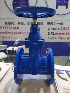 China Water Pressure Ductile Iron Gate Valve QT400 DN100 PN16 Wastewater wholesale