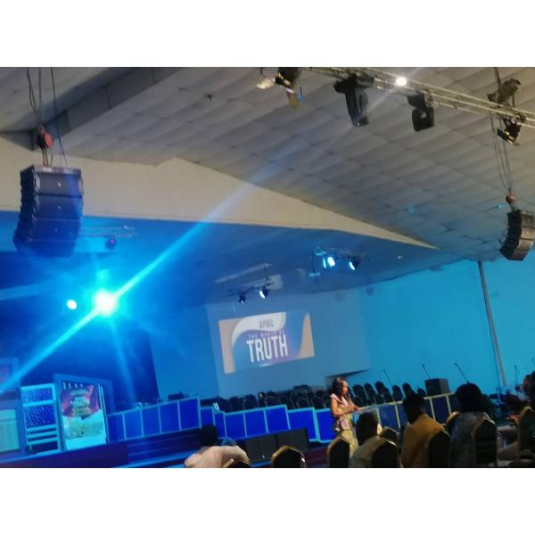 ARE AUDIO dual 8 inch outdoor line array speaker system for concerts