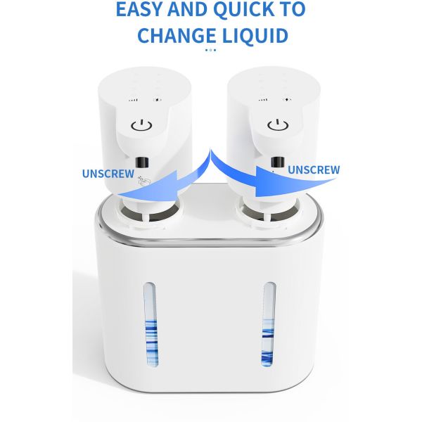 The new P16 automatic sensor soap dispenser, electric foam machine, dual-head soap dispenser, wall-mounted hand sanitizer machine