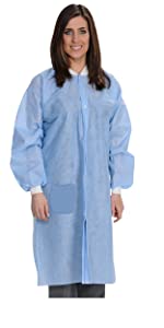 Disposable Lab Coat Blue