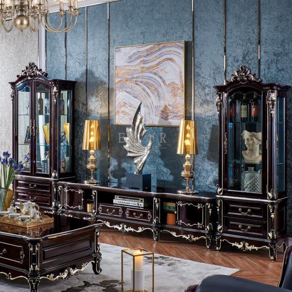 Classic Cabinet Latest Design Wood Tv Stand