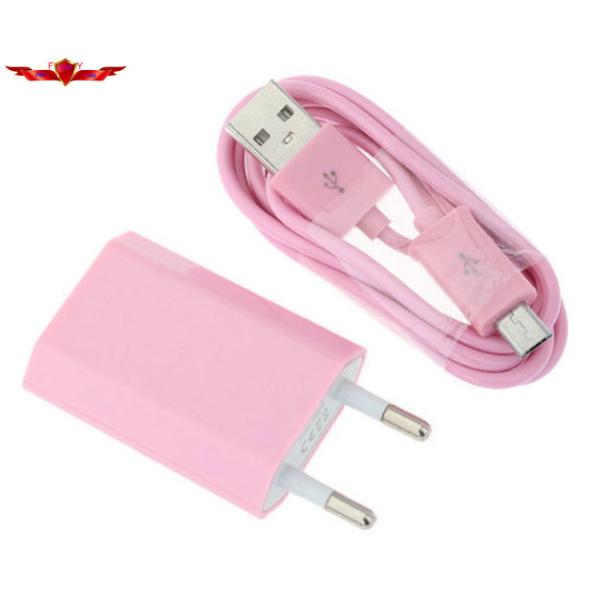 New 1.0Meter DC5V 1A Multi Color USB Charger For Iphone5 5S Approval CE,FCC,ROHS