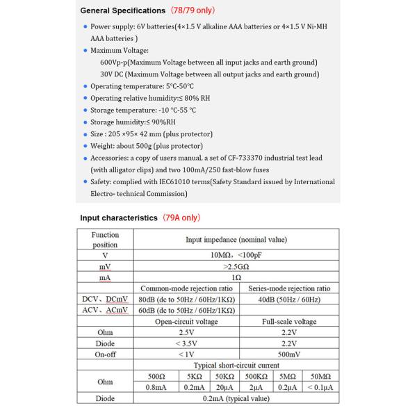 Digital Multimeter Process Calibrator Signal Source CAT IV 600V With 40MΩ Resistance RTD RSKEJTNB Cu50 Pt100