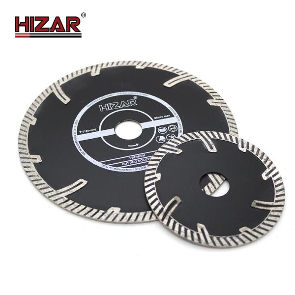 4" 105mm Segmented Diamond Saw Blades OEM Turbo 2.22 Inner Hole