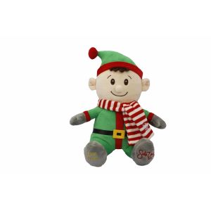 China Electric Embroidery Cartoon Boy Plush Christmas Gift Toy on sale