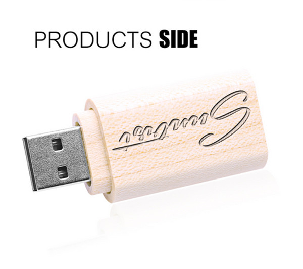 Customized Logo 4GB 8GB USB Flash Drive Pendrive Wooden USB Sticks