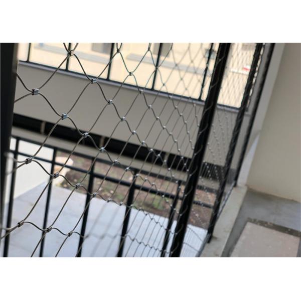 Plain Weave Style Architectural Wire Mesh High Strength 316 Inox Cable Webnet