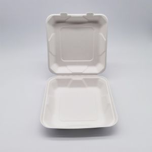 China 900ml Biodegradable Takeout Containers , Microwavable Biodegradable Takeaway Boxes on sale