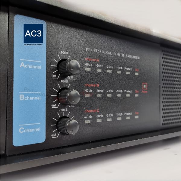 Power Switch 60db 3 Channel NL4 Analog Power Amplifier