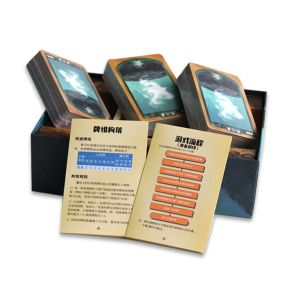 SGS 149 Cards Custom Game Card Printing With Rigid Box Packaging CMYK