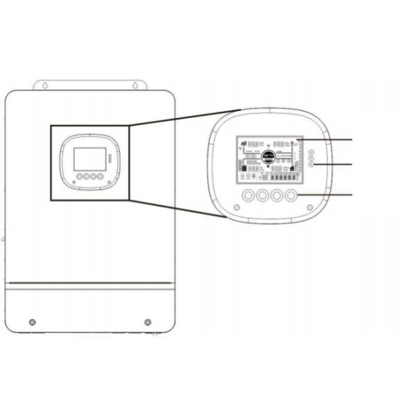 Super 48V 8KW To 10KW Pure Sine Solar Inverter For Home Energy Storage System