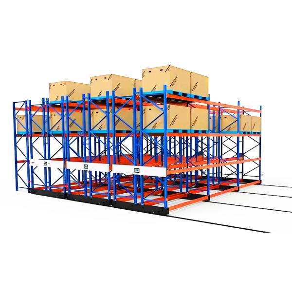 High Density Steel Automatic Electric Movable Racking Warehouse Storage Electrical Motorized Mobile Rack