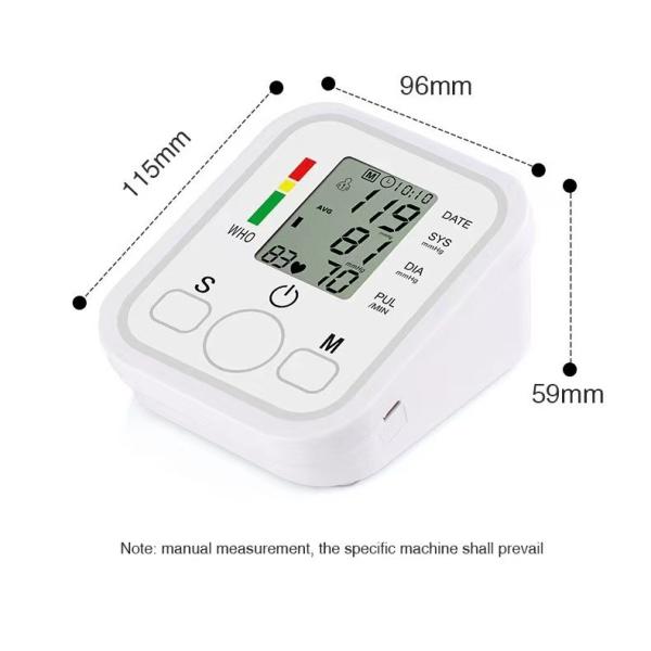 Medical Home Personal Blood Pressure Machines Monitor Smart Cuff Hypertension Alert