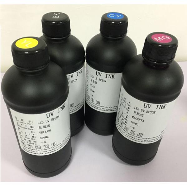 CMYKW Color UV Printing Machine Accessories 500ml LED UV Ink