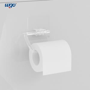 China Bathroom Fitting No Install Tools Mounted Toilet Paper Roll Holder Strongly Stick on on sale