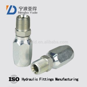 China Bsp Female Hydraulic Reusable Hose Fittings on sale